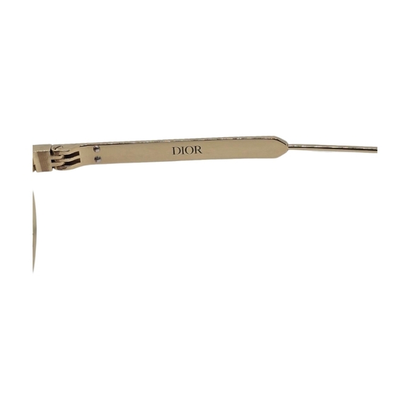 DIOR SUNGLASSES Gold Frame Pink Lens Sunglasses - Picture 5 of 8